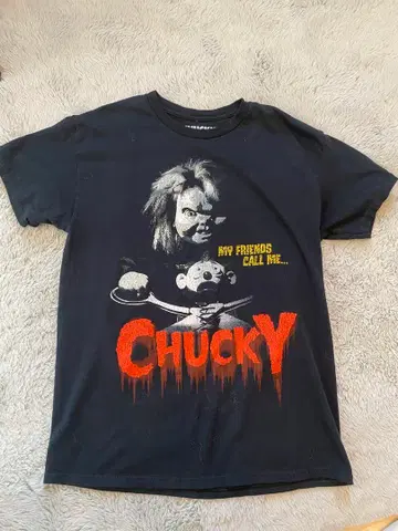 CHUCKY 티셔츠 M 사이즈 블랙