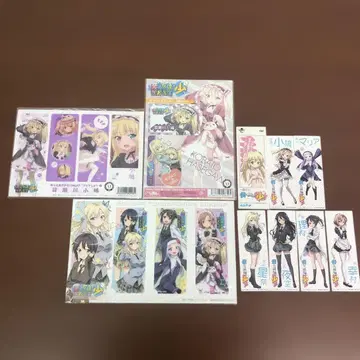 나는 친구가 적다 (하가나이) 클리어 책갈피 IC 카드 스티커 묶음 판매