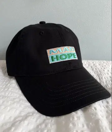호시노 겐 [ MAD HOPE ] 투어 굿즈 자수 로고 캡 블랙