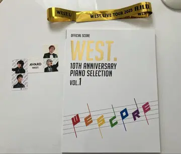 WEST. 피아노 스코어 악보 WESCORE [덤 포함]