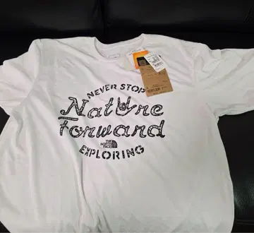 THE NORTH FACE 티셔츠 L 화이트