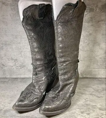 레어 [ VERO CUOIO ] 웨스턴 부츠 이탈리아제 23.5cm