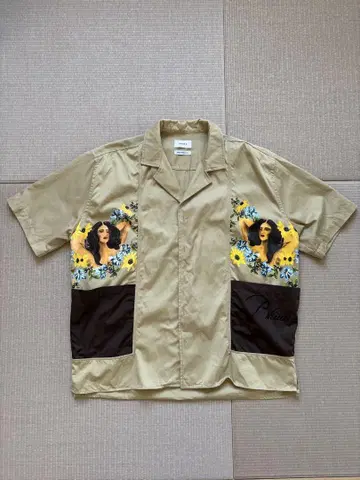 RHUDE 반팔 워크 셔츠