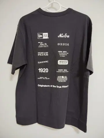 새상품 NEWERA 뉴에라 반팔 티셔츠 워시드 코튼 Logo 오버사이즈