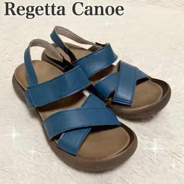 RegettaCanoe 레게타카누 블루 파란색 샌들 크로스