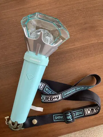 SHINee 응원봉 스카이블루 팔각형 스트랩 포함