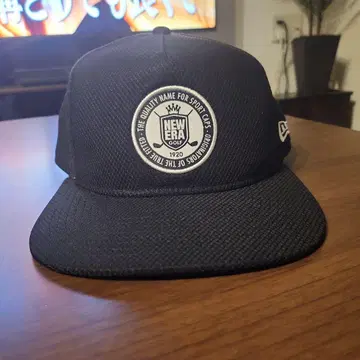 NEW ERA 골프 캡 블랙
