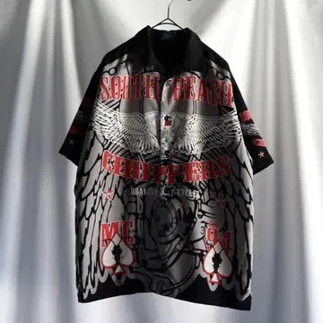00s South Beach Choppers 그래픽 셔츠