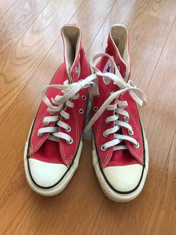 USA 90년대 25cm 상당 컨버스 올스타 하이컷 빨간색