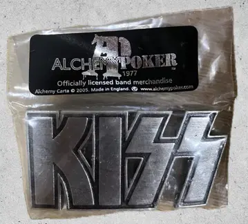 KISS 키스 로고 버클 벨트 ALCHEMY POKER