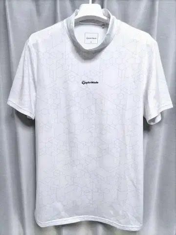 테일러메이드 헥스 박스 그래픽 S/S 모크 모크넥 올 패턴