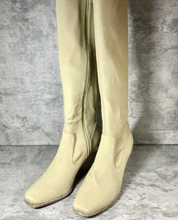 [ Ochoa ] 롱 부츠 사이드 지퍼 힐 웨지솔 24cm
