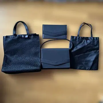 새상품급 블랙 포멀 백 세트