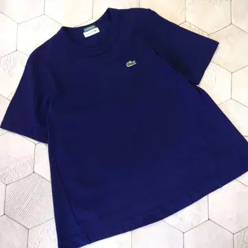 컨디션 최상 LACOSTE x BEAMS BOY 별주 A라인 네이비