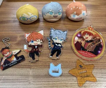 앙스타! 오만쥬 니기니기 마스코트 아크릴 스탠드 세트