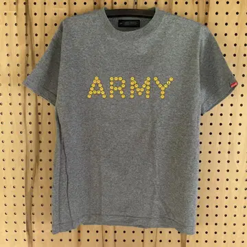 BALLISTICS 스마일리 ARMY 티셔츠 그레이