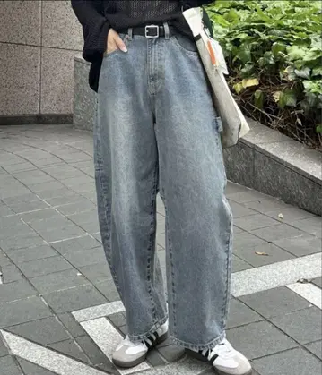 CPCM 커브 페인터 데님 팬츠 스카이블루 M