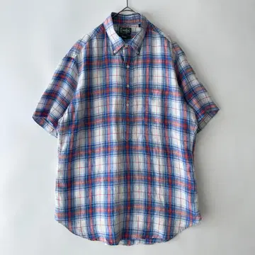 GITMAN VINTAGE (ic) 빅 린넨 100 풀오버 셔츠