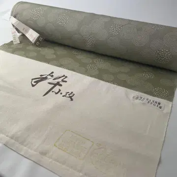 순수 실크 옷감 에도 코몬 미사용