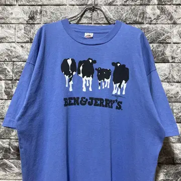 레어 BEN & JERRY'S 티셔츠 USA산 벤&제리스 4