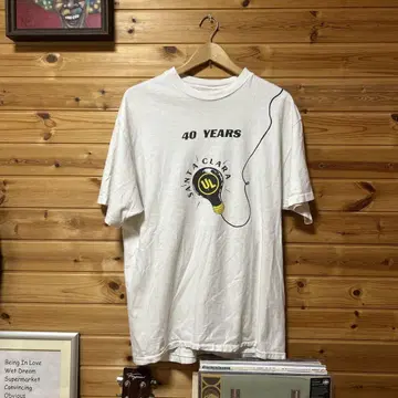 90년대 Hanes 택 기업 TSANTA CLARA UL 40 YEARS