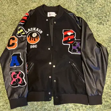 Black air 바시티 자켓 XL
