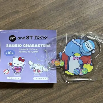 and ST TOKYO 한정 산리오 아크릴 키링 턱시도샘