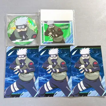 NARUTO 수행 캔뱃지/아크릴 키링/특전 카드 하타케 카카시