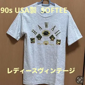 90년대 USA 제작 SOFTEE 빈티지 티셔츠 싱글 스티치