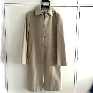 MICHEL KLEIN 베이지 롱 코트