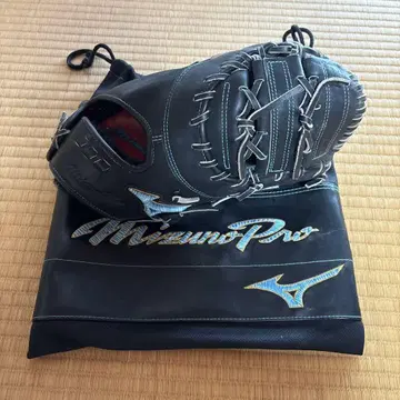 MIZUNO PURO 경식용 퍼스트 미트 블랙 x 블루