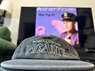PICANTE 런던 스케이트보드 캡 그레이
