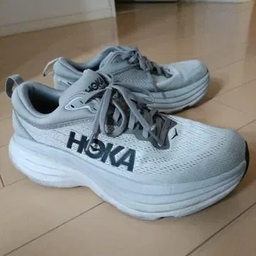 HOKA ONE ONE BONDI 8 그레이 26cm 본다이