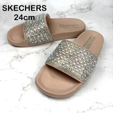 [새상품급] SKECHERS 스케쳐스 비쥬 샌들 24 반짝반짝