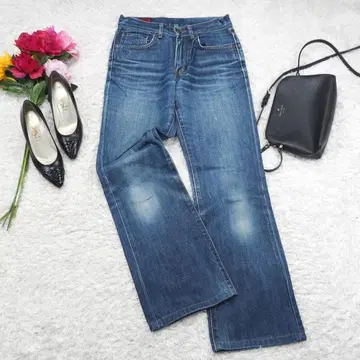 G8701*EDWIN 에드윈 데님 팬츠 청바지 네이비
