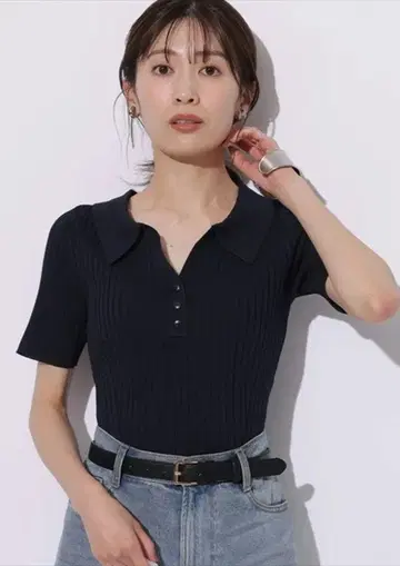 마이 스트라다 폴로 리브 니트