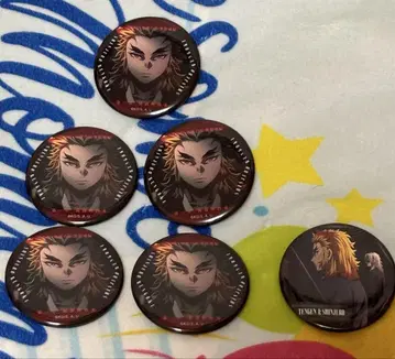 귀멸의 칼날 극장판 무한성편 제1장 컬렉션 캔뱃지 6세트