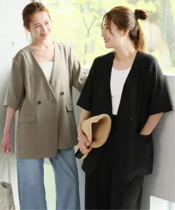 journal standard 2024 노카라 더블 버튼 자켓