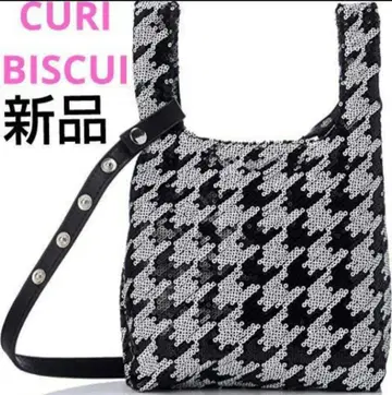 CURI BISCUI 숄더 새상품 스팽글 여름 큐리비스퀴