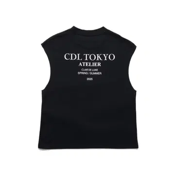 CDL TOKYO Atelier Sleeveless Tee BLACK L