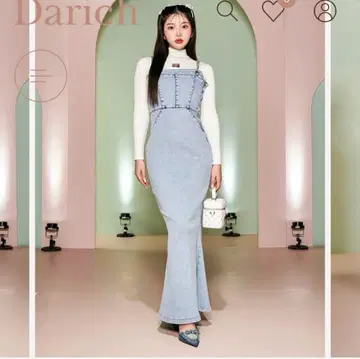 다리치 케미컬 데님 원피스
