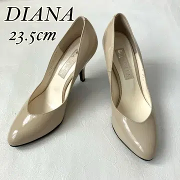 DIANA 베이지 아몬드 토 펌프스 23.5cm