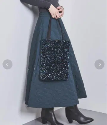 UNITED ARROWS 랜덤 스팽글 토트백