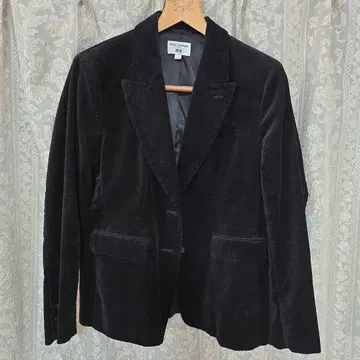INES DE LA FRESSANGE 블랙 코듀로이 자켓 L