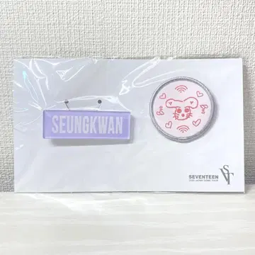 승관 와펜 & 네임 배지 세븐틴 돔 seventeen