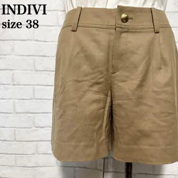 INDIVI 숏팬츠 38 오피스 캐주얼 엄마 코디