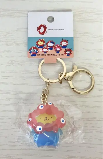 먁먁 산리오 키링 폼폼푸딩 클리어