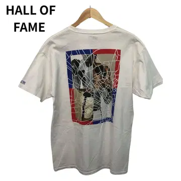 HALLOFFAME 티셔츠 로고T 백 프린트 빈티지 스타일 둥근넥