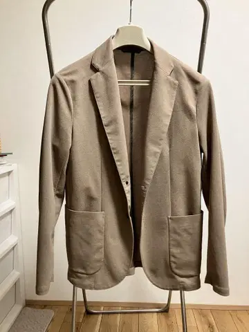 UNITED ARROWS 노카라 자켓 베이지