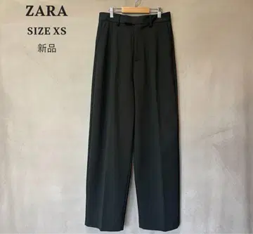 새상품 하자품 ZARA 와이드 팬츠 차콜 XS